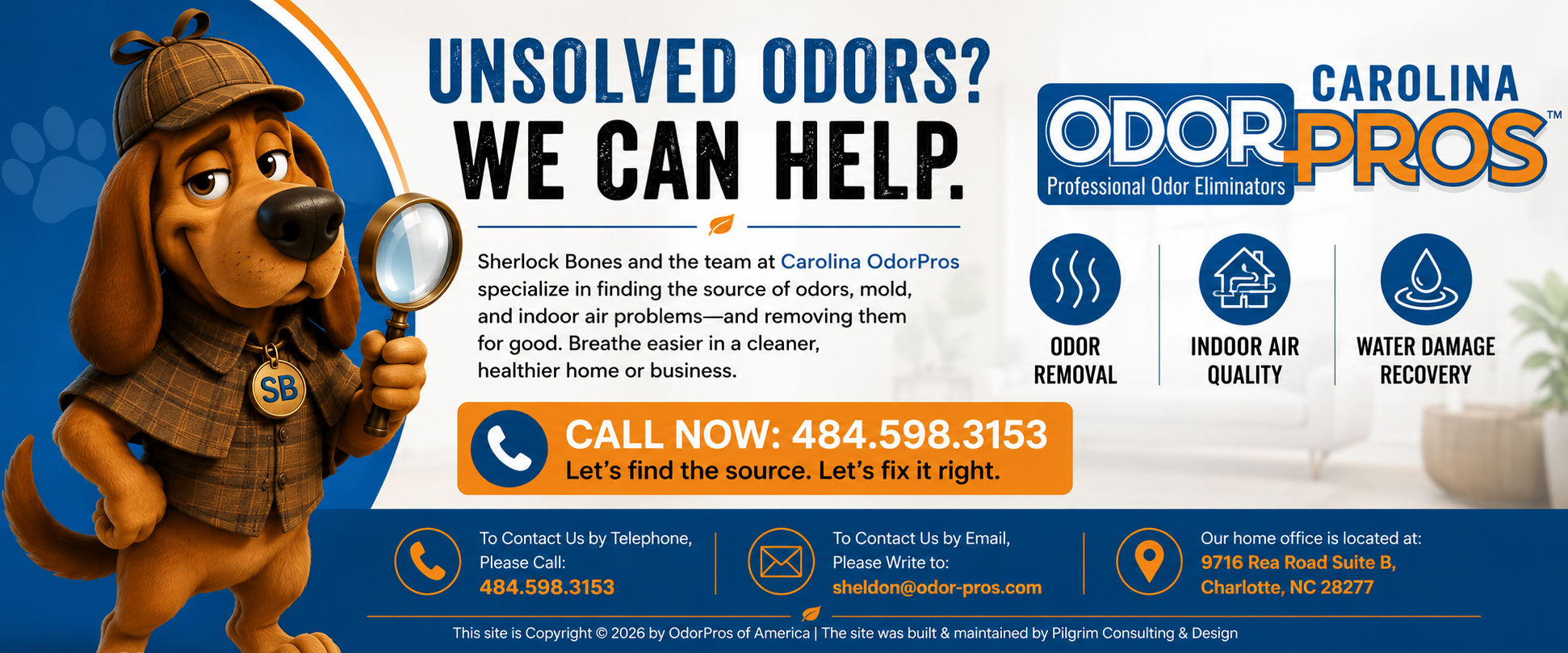 Carolina Odor Pros Call To Action panel