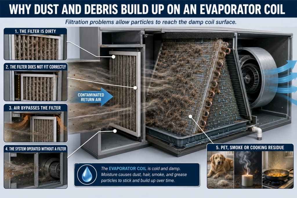 BuildUpOnEvaporatorCoil