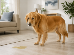 GoldenRetrieverNexttoUrinePuddle